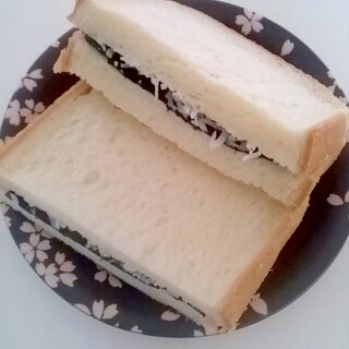 しらす☆海苔☆サンドイッチ